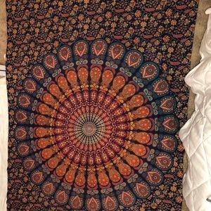 Colorful large wall hanging tapestry